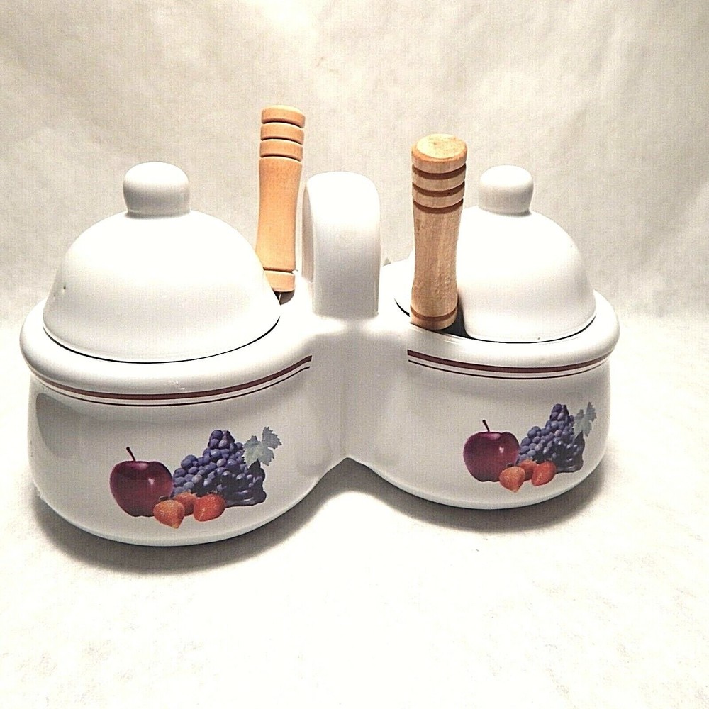 Houston Harvest Gift Products Twin Jam Jars